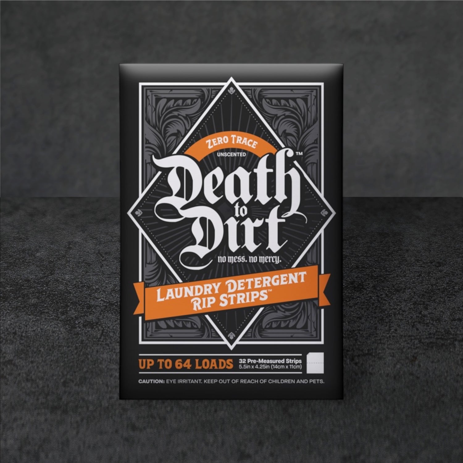 Death to Dirt, Zero Trace – Unscented Laundry Detergent Sheets