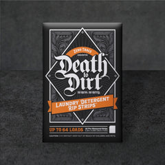Death to Dirt, Zero Trace – Unscented Laundry Detergent Sheets
